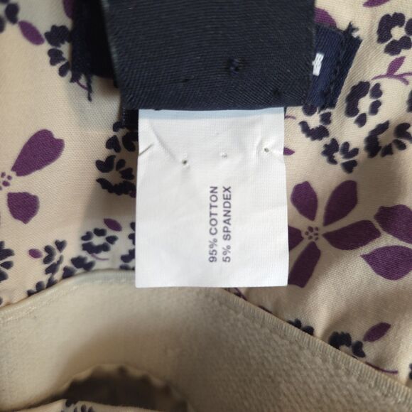 VTG Y2k Gap Strapless Tube Mini Dress Floral Stretch 6 Fairy Cottage - Picture 9 of 12